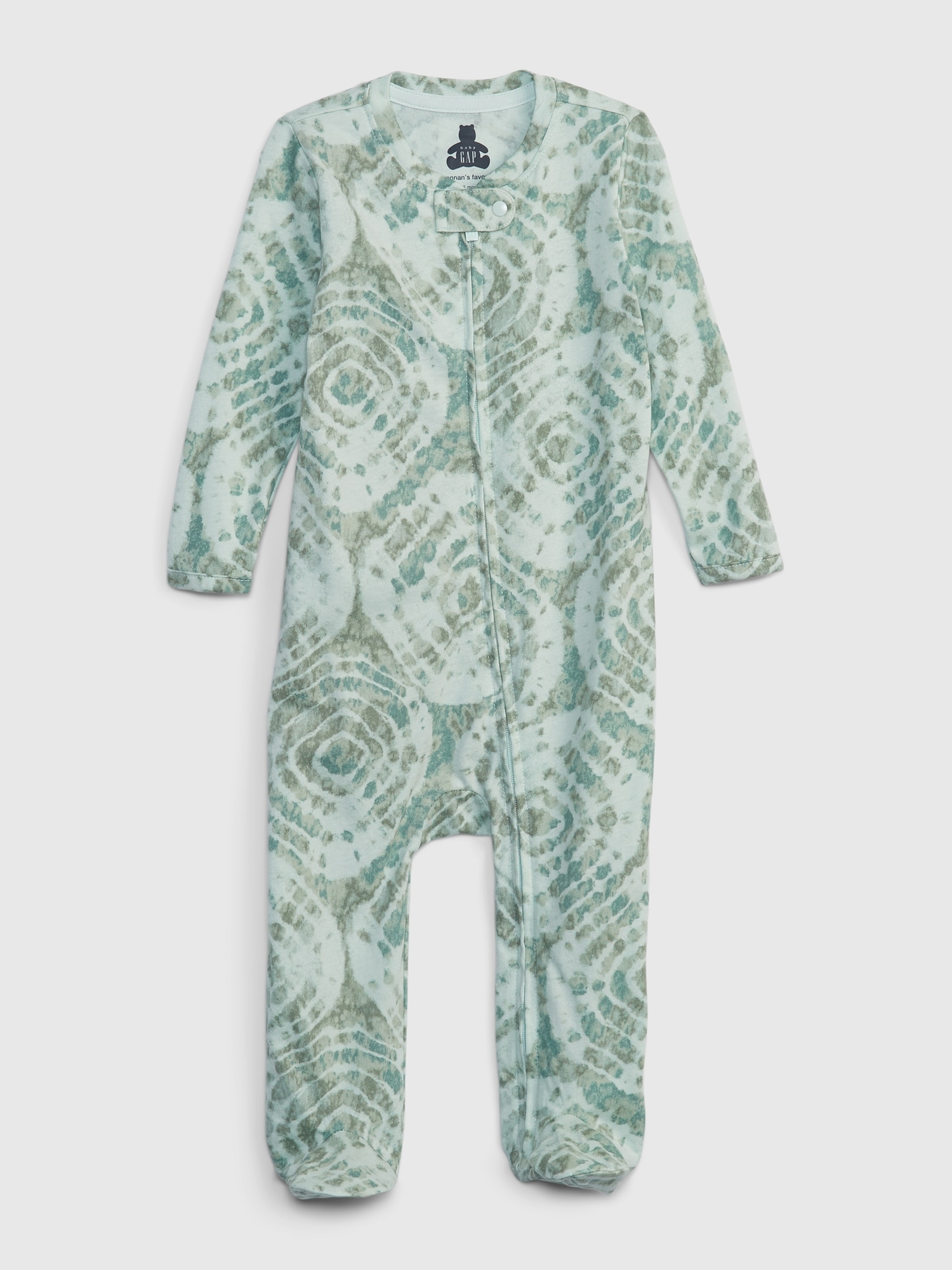 Baby Print Footed One-Piece