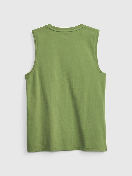 Image number 2 showing, Kids Organic Cotton Muscle Tank Top
