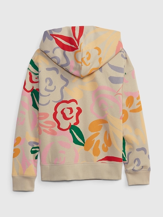 Kids Floral Print Hoodie | Gap