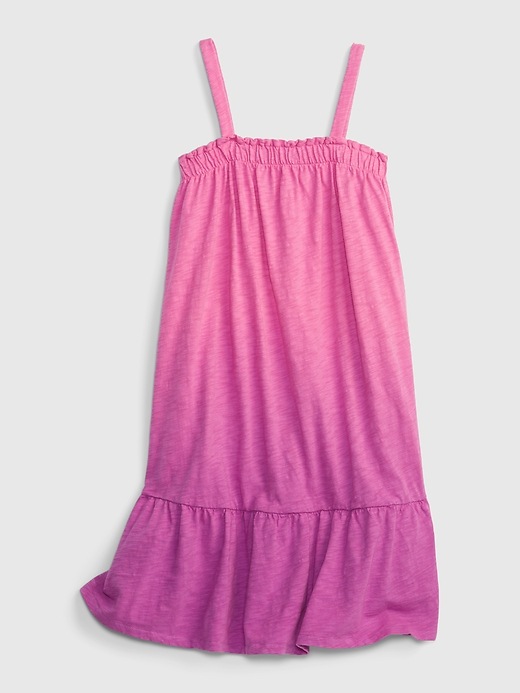 Image number 1 showing, Kids Ombre Tiered Tank Dress