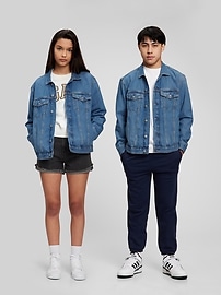 Teenager denim outlet jacket