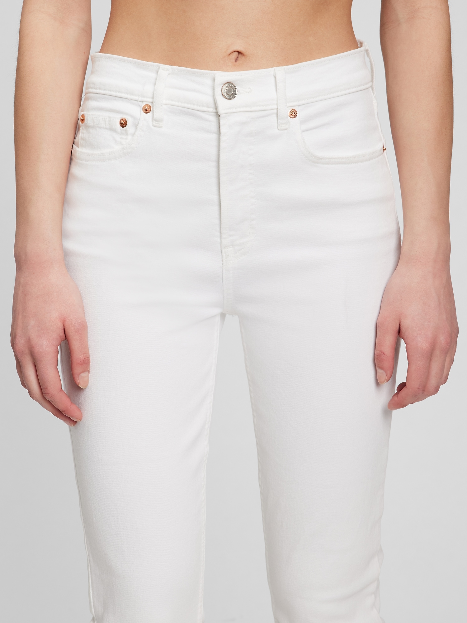 High Rise Vintage Slim Jeans with Washwell