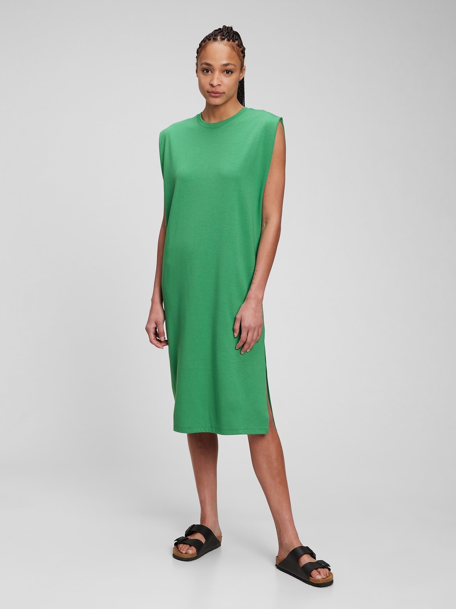 Modern Muscle Sleeveless T-Shirt Dress | Gap