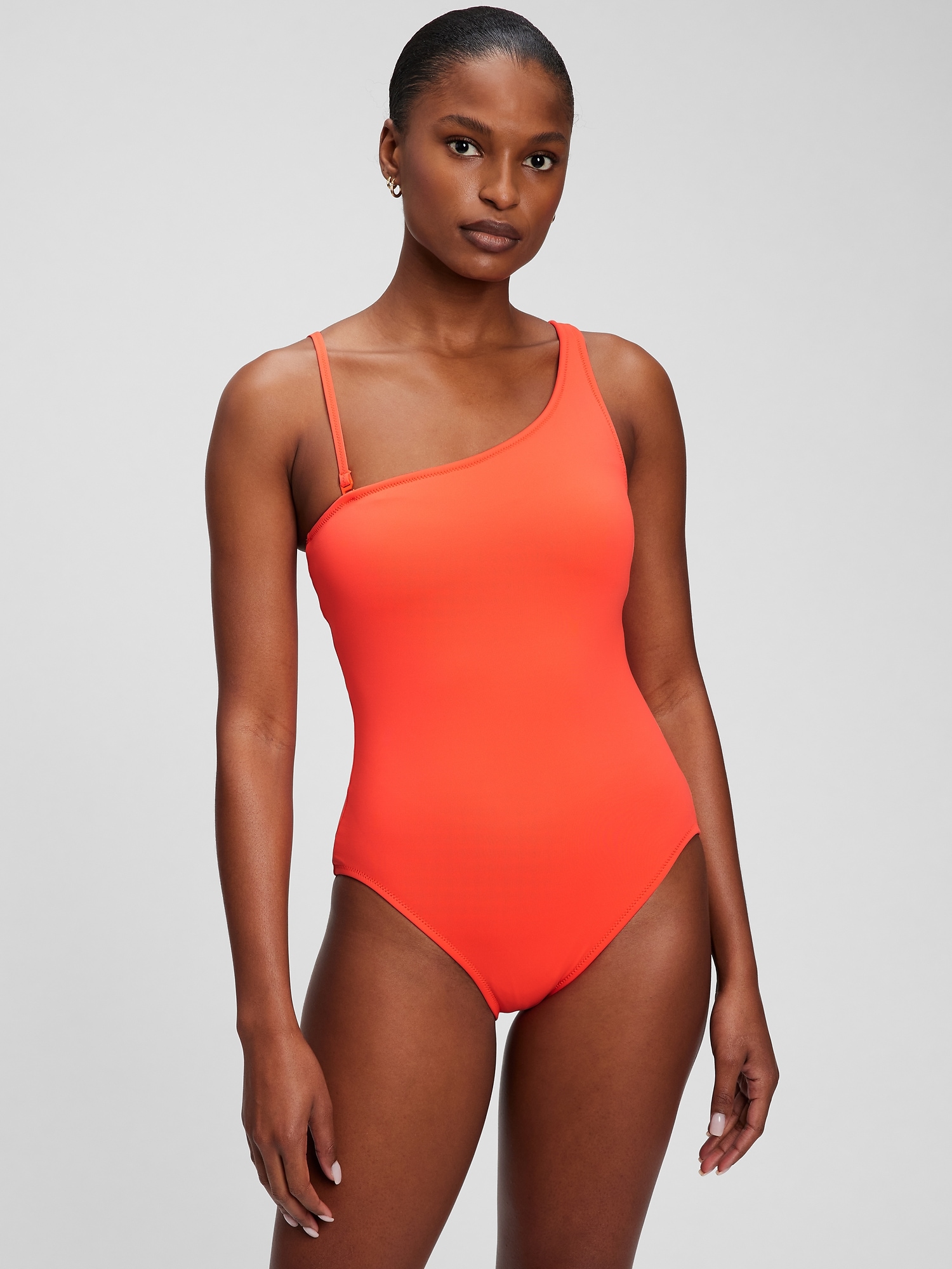 One Piece Swimsuits, One Shoulder Bathing Suit for Women with