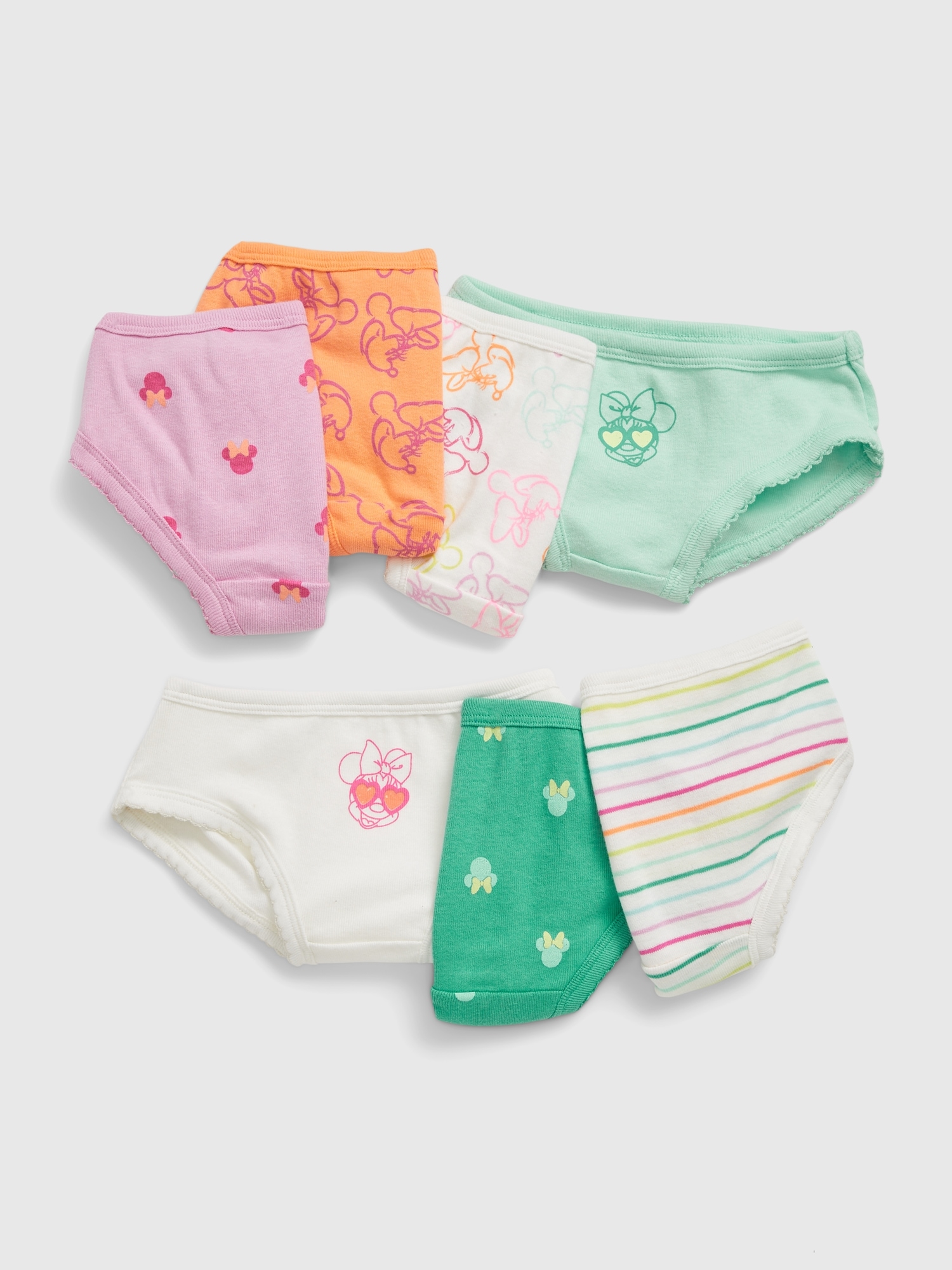 Disney Minnie Mouse Girls Underwear - Briefs 6-Pack Size 4T