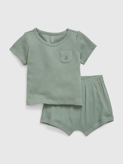 View large product image 1 of 1. Baby Rib 2-Piece Outfit Set