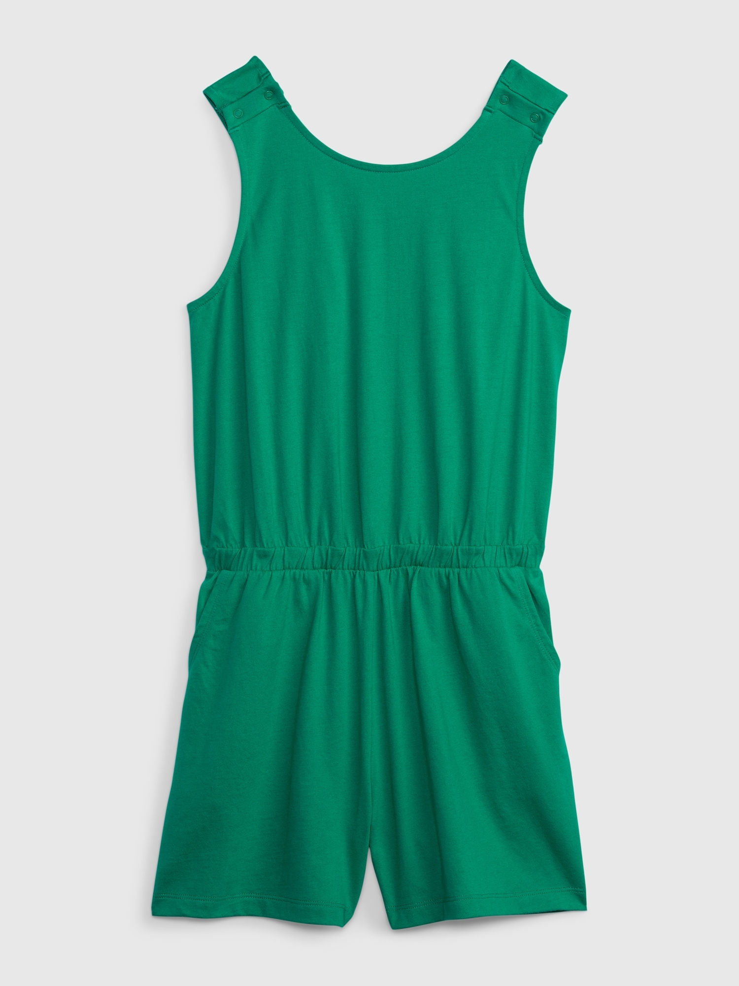 Gap Kids Crossback Romper green. 1