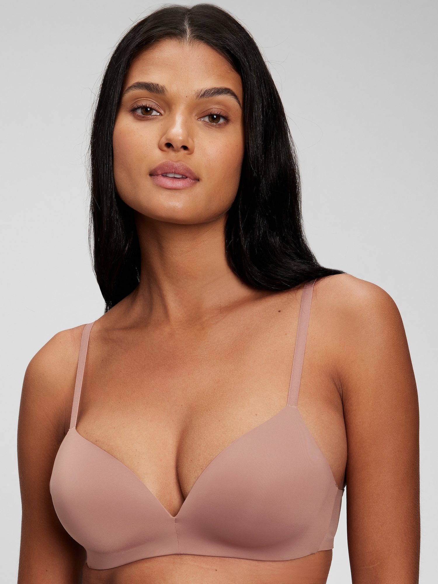 MINDD Womens Mid V Lined Wirefree Bra