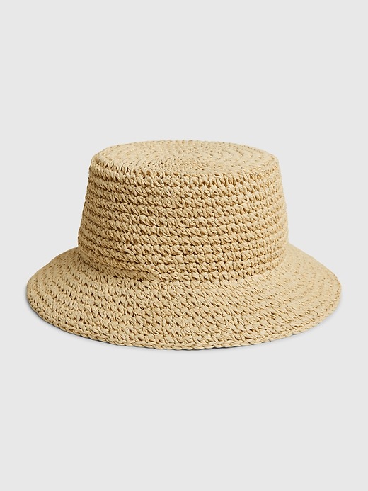 View large product image 1 of 1. Toddler Packable Straw Hat