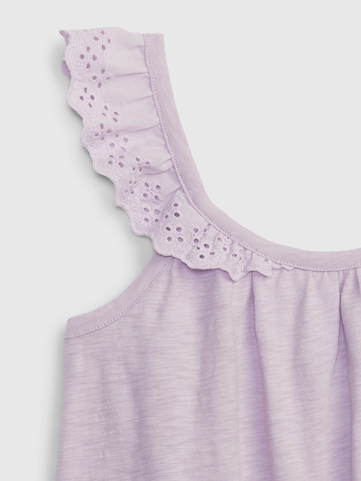 Image number 3 showing, Kids Eyelet Tank Top