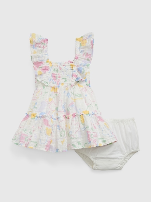 Image number 3 showing, Baby Smocked Flutter Dress