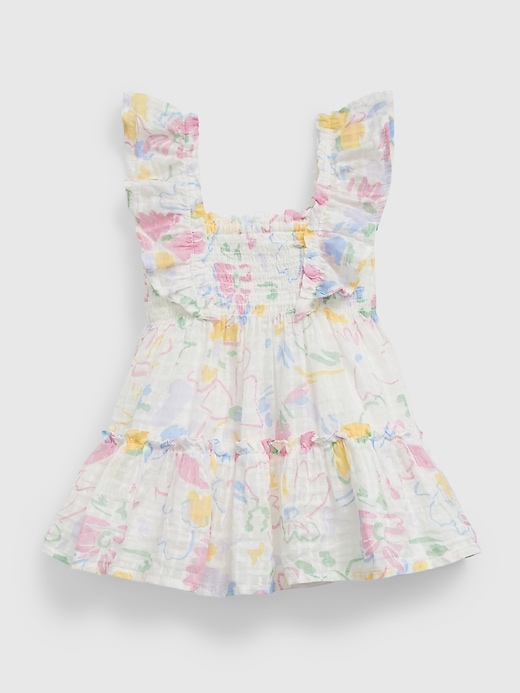 Image number 1 showing, Baby Smocked Flutter Dress