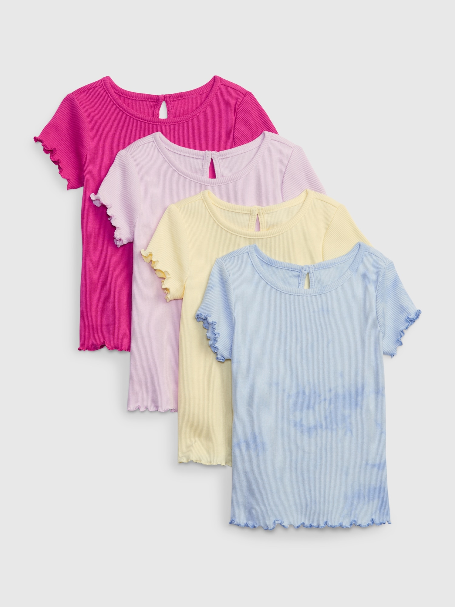 Toddler Ribbed TShirt (4Pack) Gap