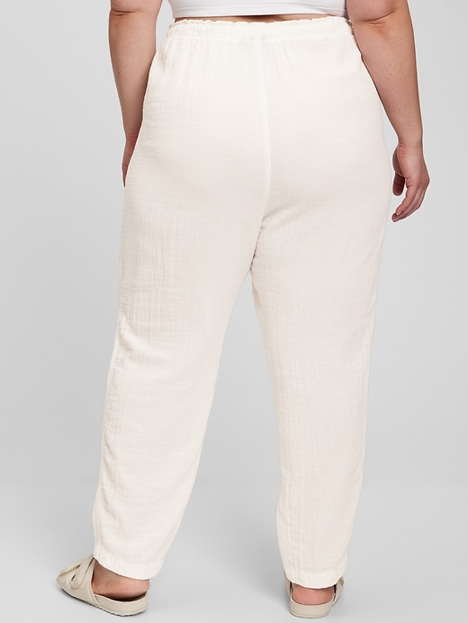 Image number 5 showing, Crinkle Gauze High Rise Pull-On Pants