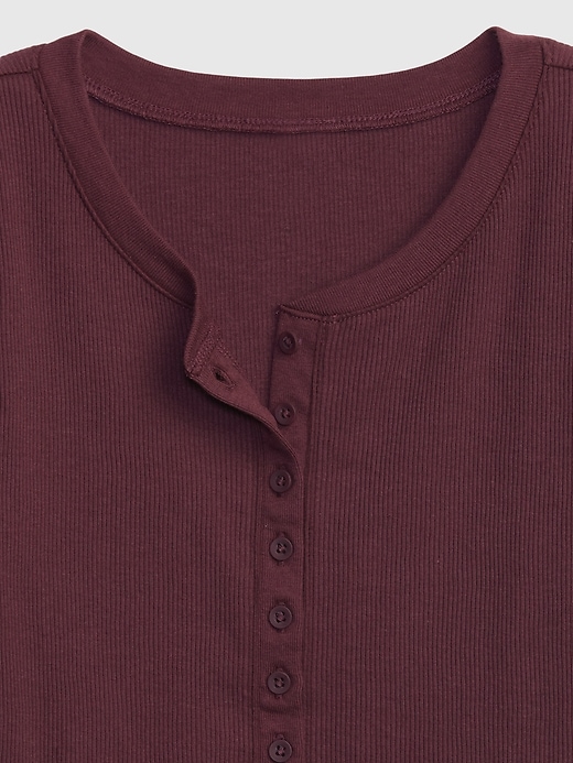 Image number 3 showing, Kids Rib Henley T-Shirt