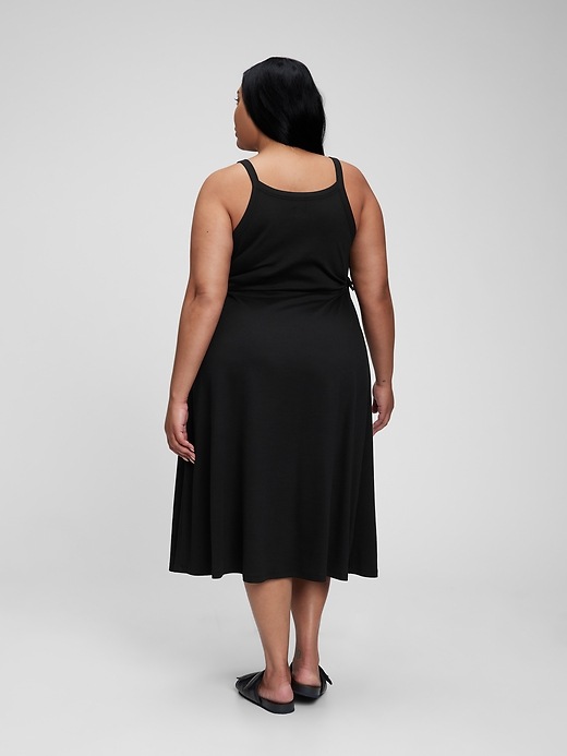 Image number 5 showing, Modern Side Tie Cutout Midi Dress