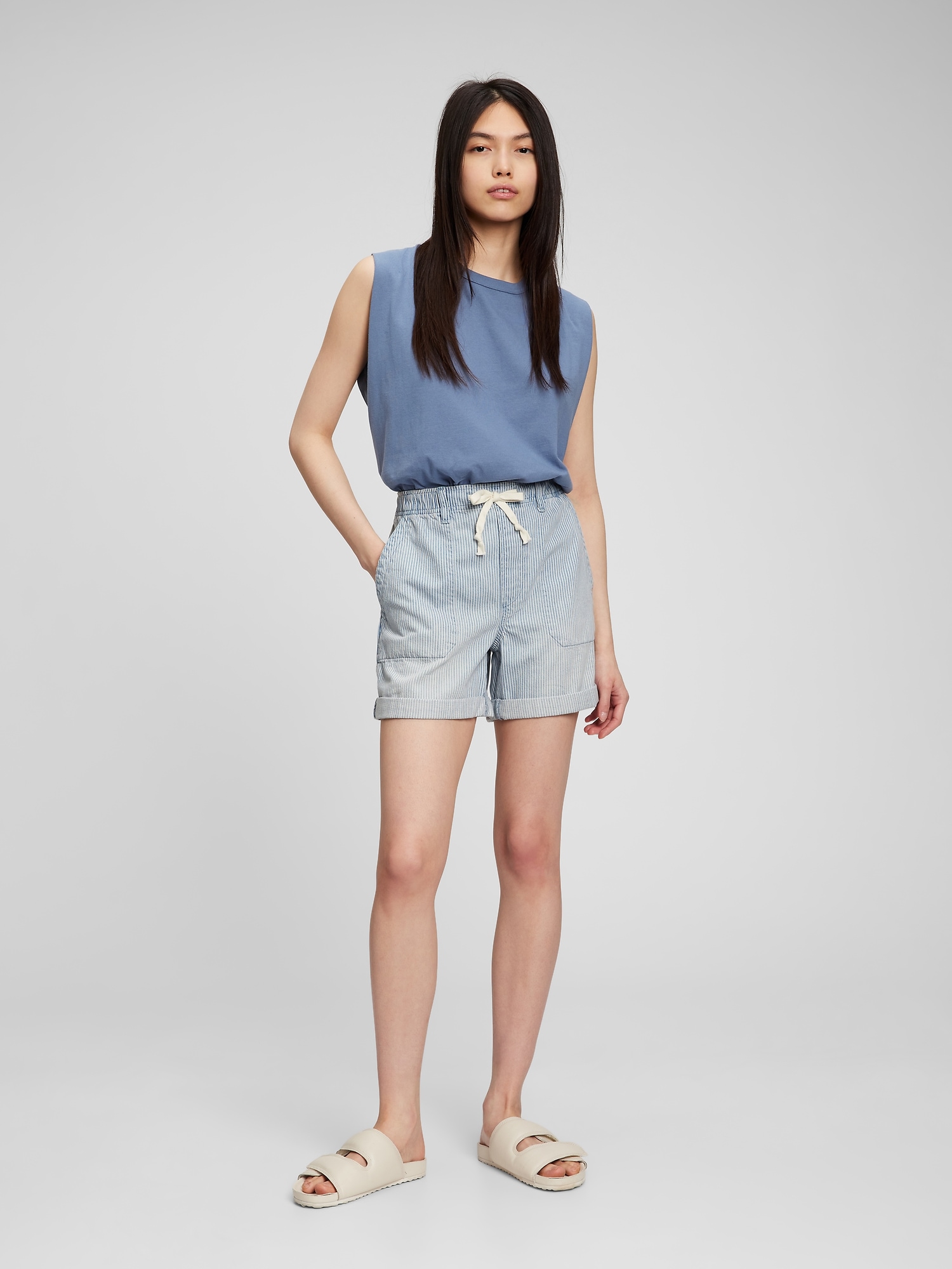 gap pull on shorts with washwell