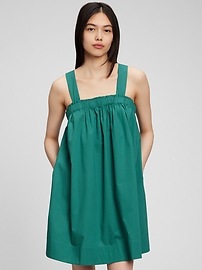 Tie-Back Babydoll Dress | Gap