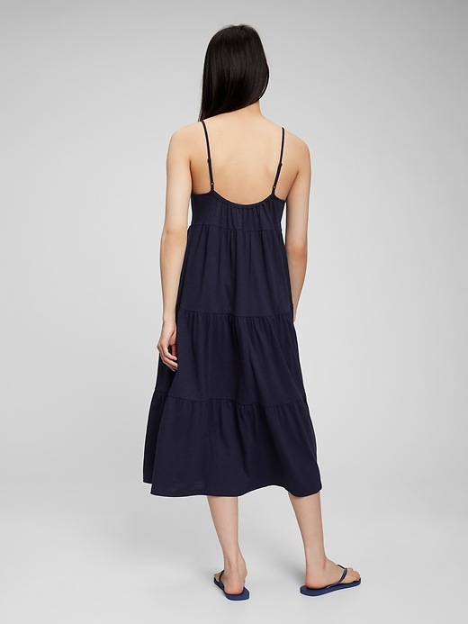 Image number 2 showing, Halter Tiered Maxi Dress