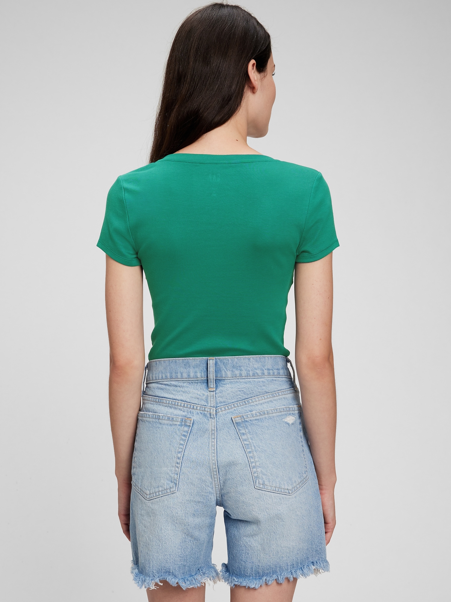 Modern V-Neck T-Shirt Bodysuit | Gap