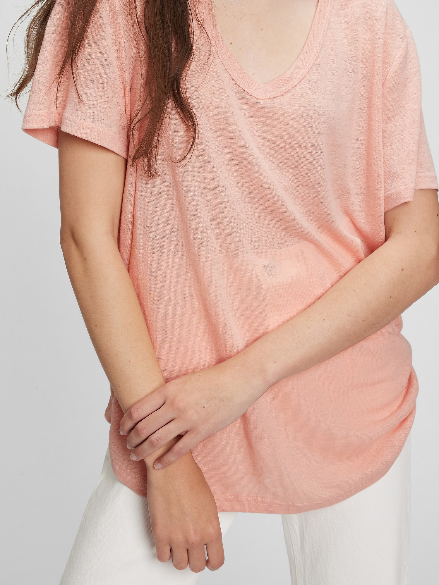 gap linen tee