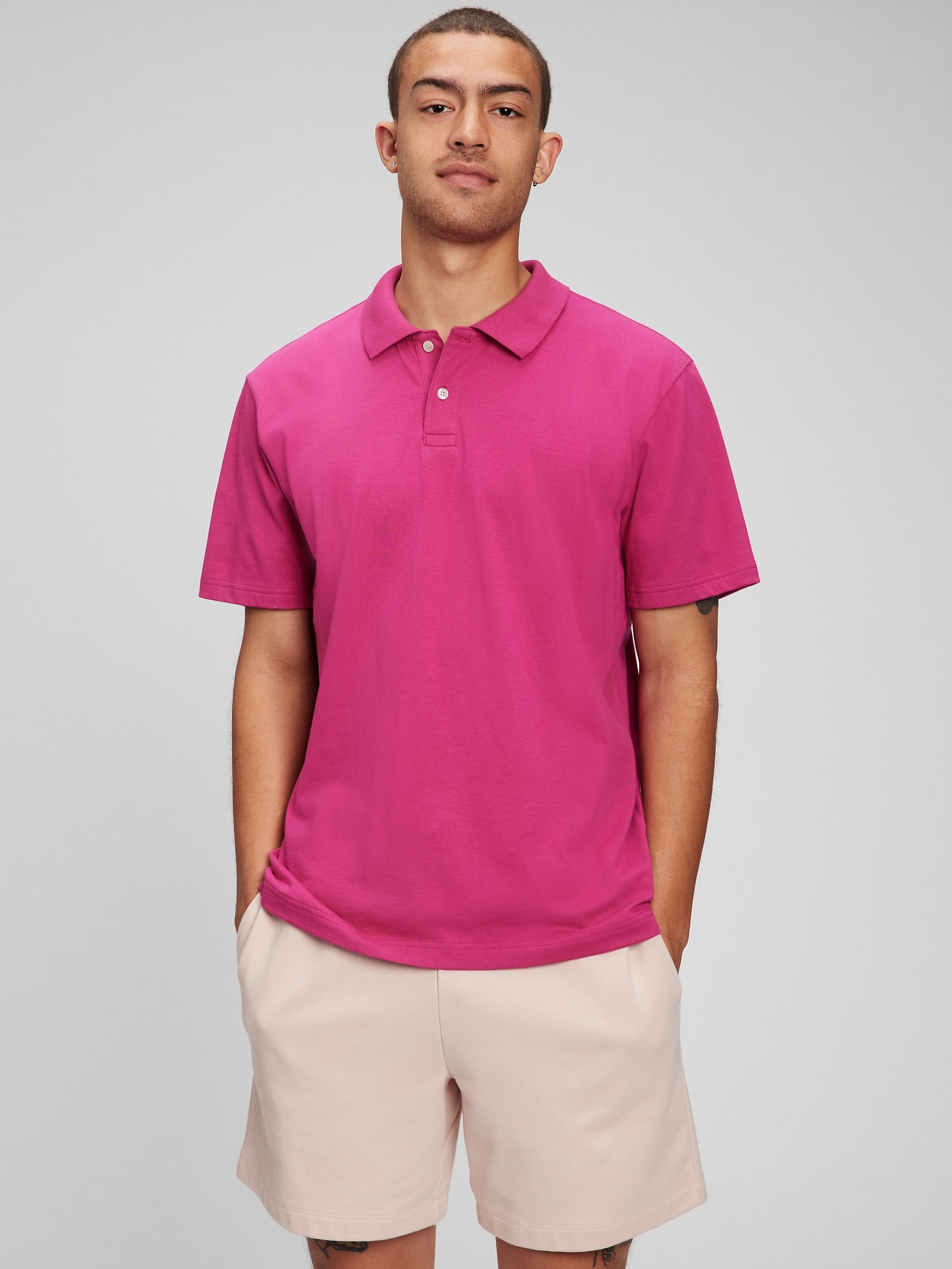 100% Organic Cotton Polo Shirt | Gap