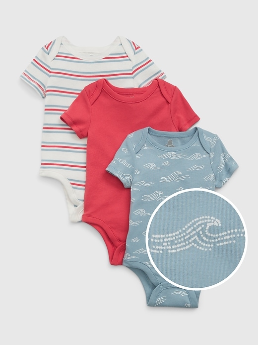 Image number 1 showing, Baby Print Bodysuit (3-Pack)