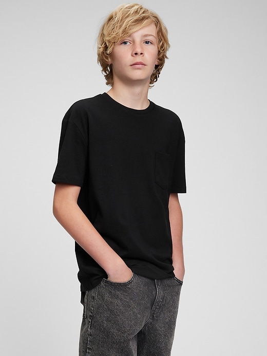 Image number 5 showing, Teen 100% Organic Cotton Pocket T-Shirt