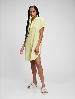 the gap linen dress