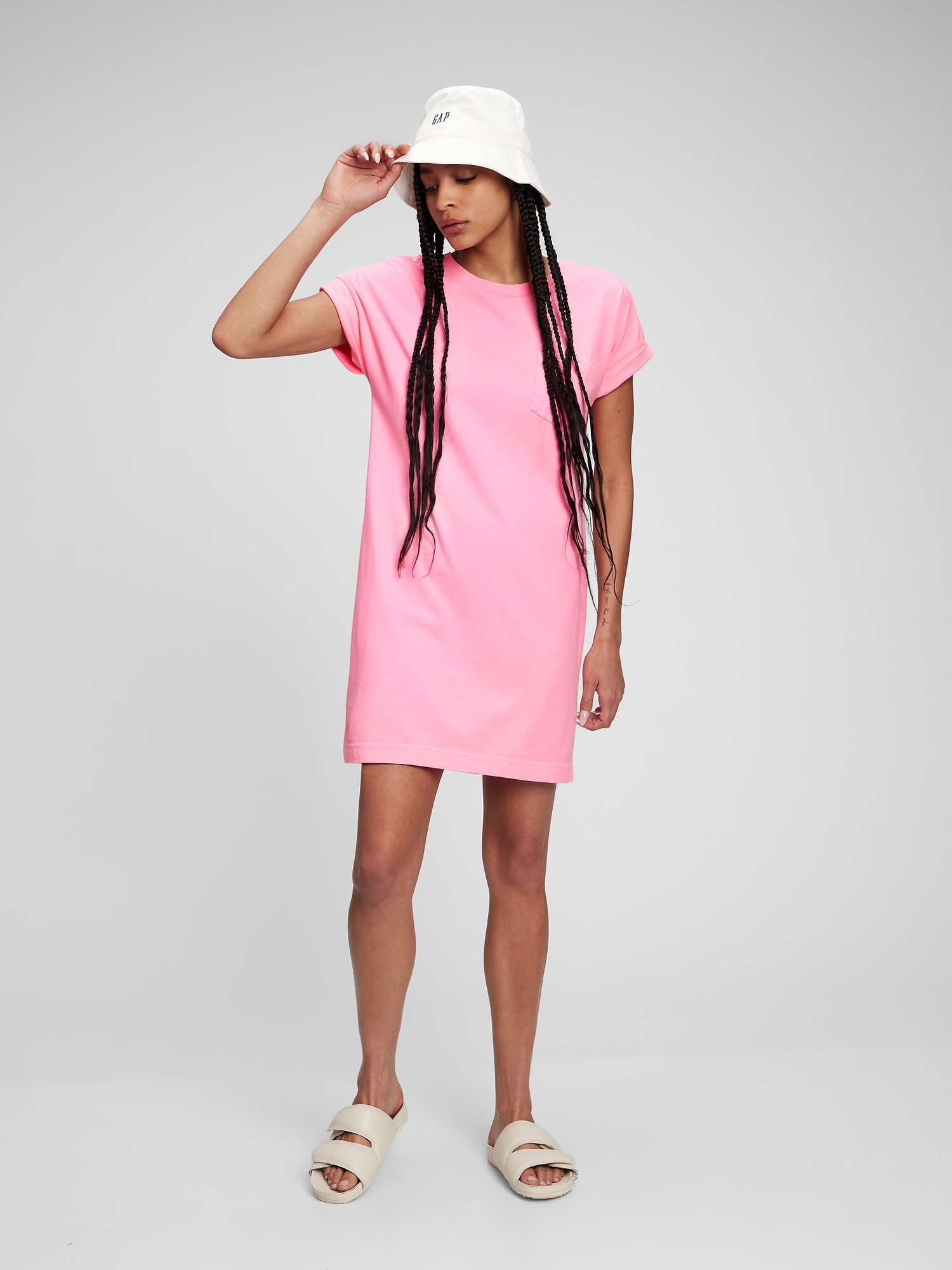 Gap t shirt clearance dress with pockets