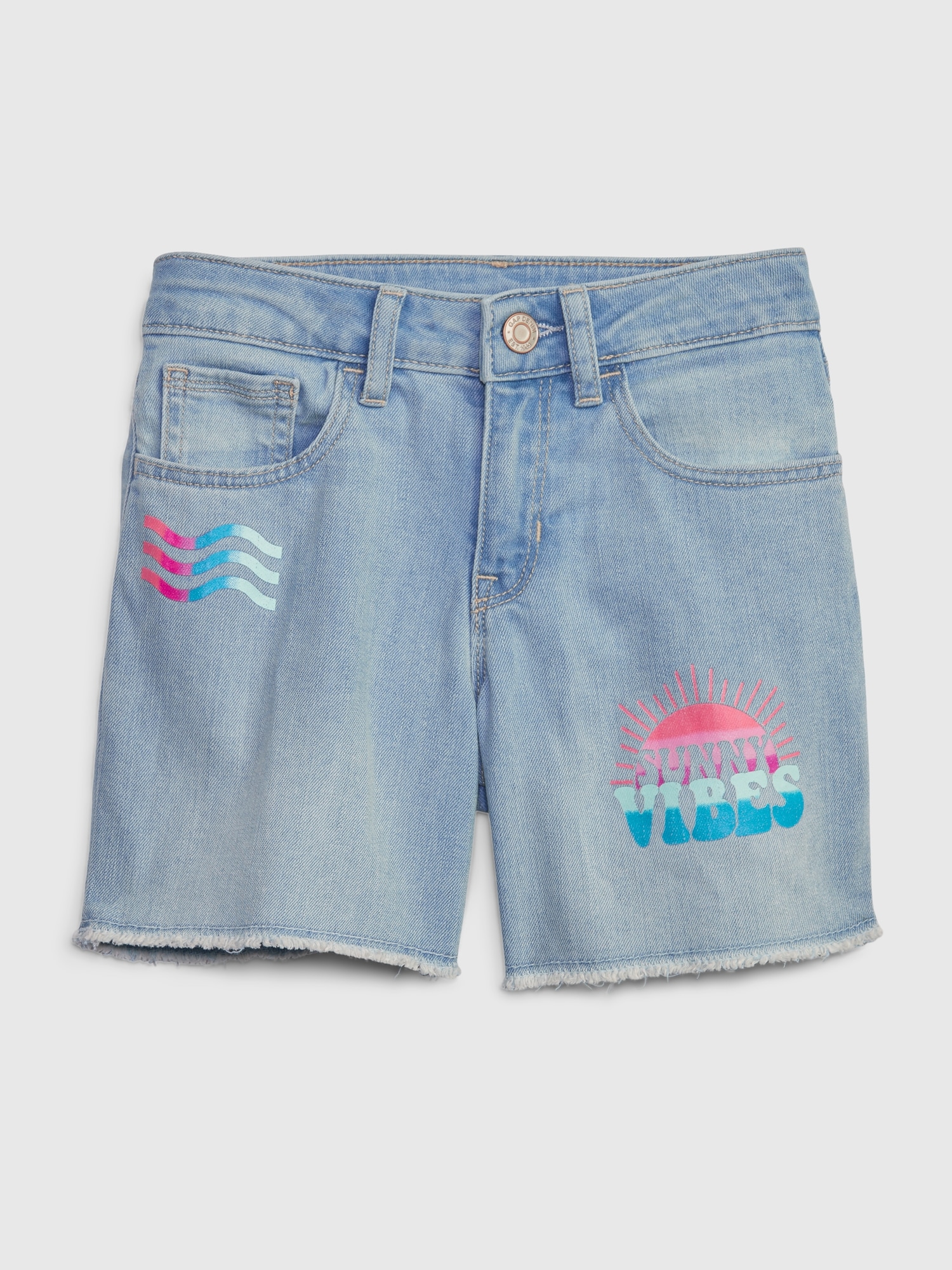Kids Midi Denim Shorts with Washwell | Gap