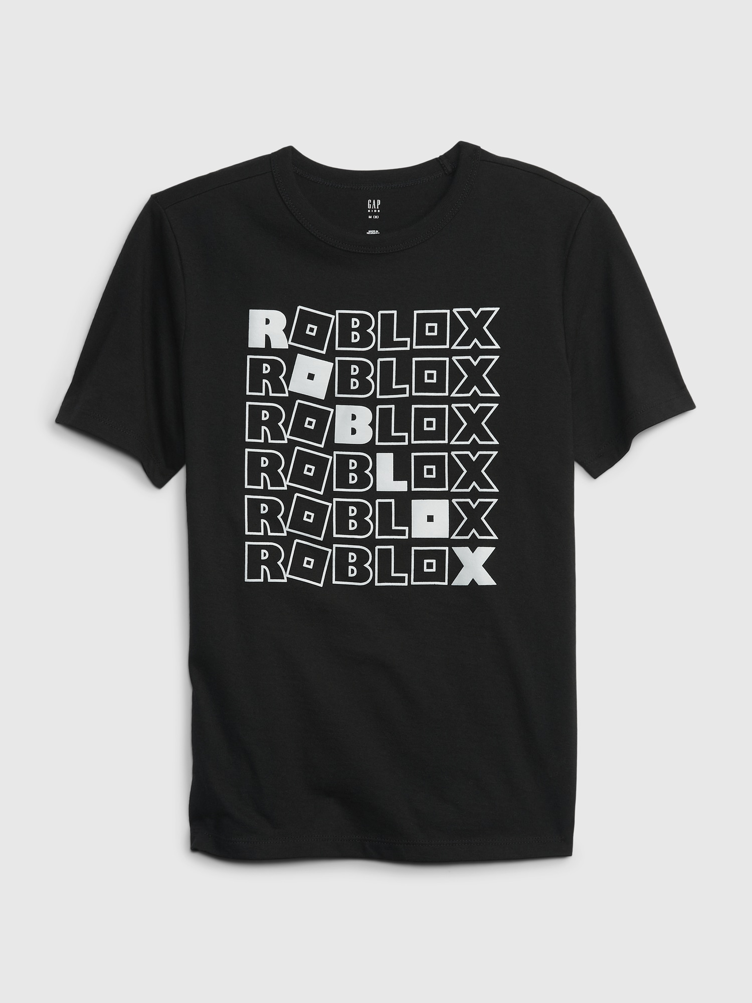 Roblox shirt Kids Size XL Gray Short Sleeve
