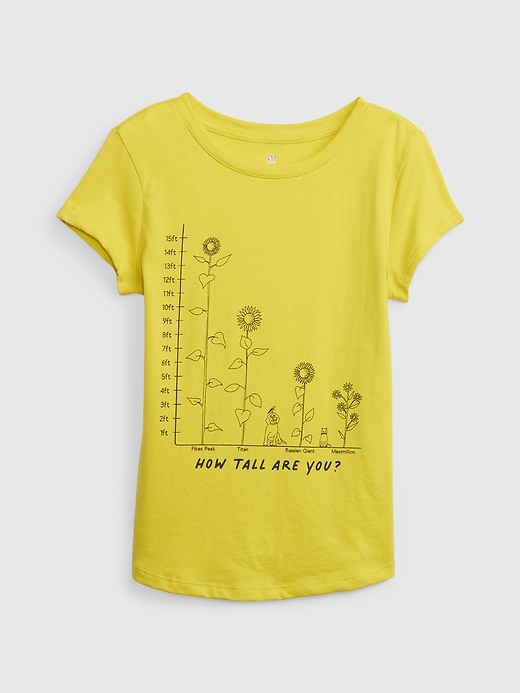 View large product image 1 of 1. Kids Organic Cotton Graphic T-Shirt