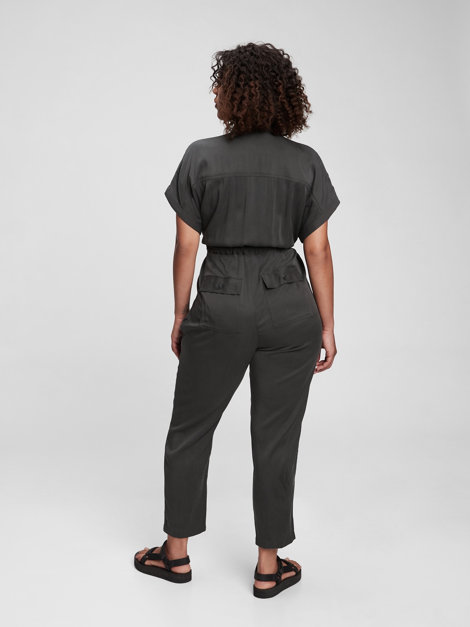 Women's Signature Cotton/TENCEL Utility Jumpsuit