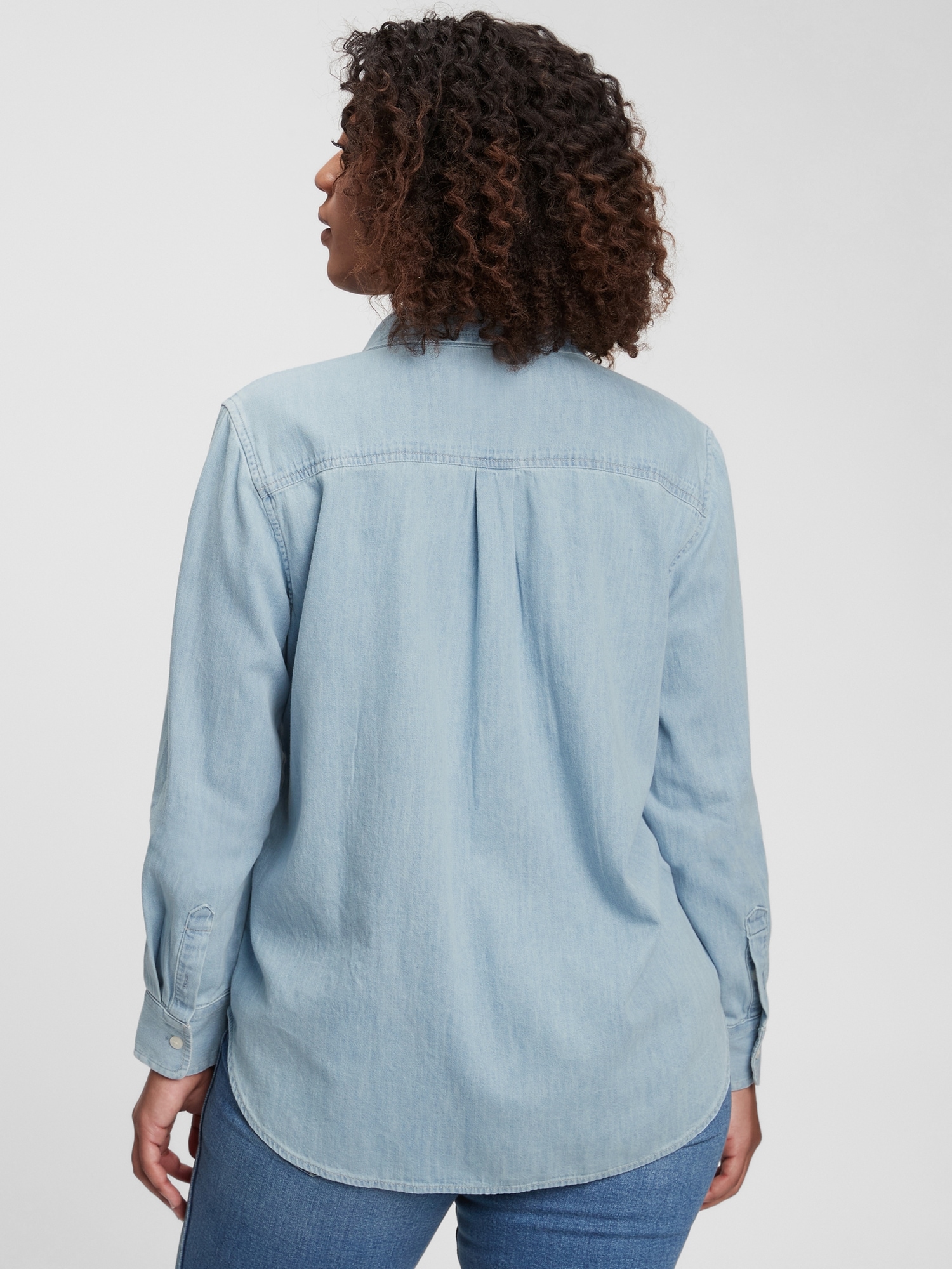 ESPRIT - Denim jacket in a vintage look, in organic cotton at our online  shop