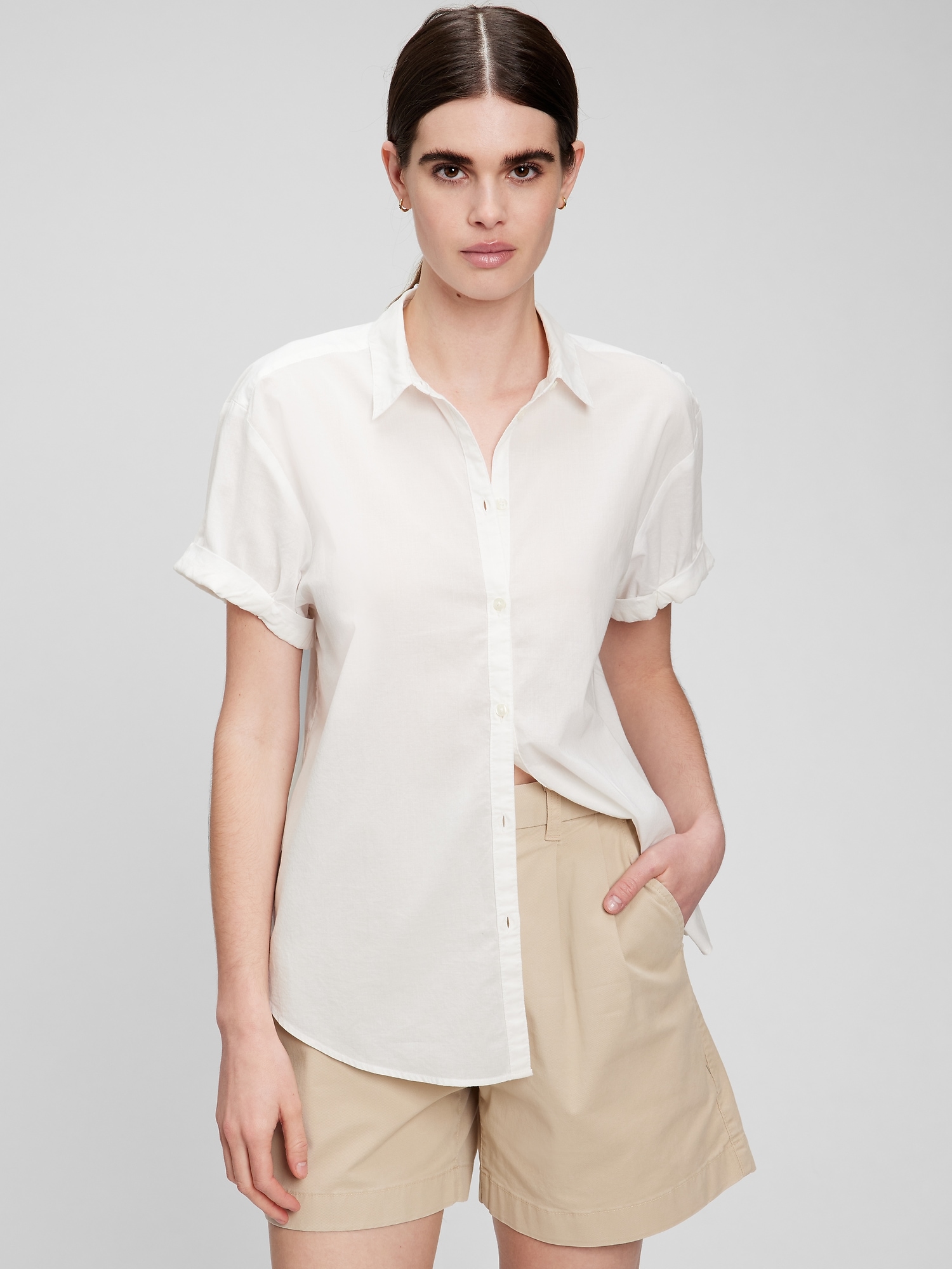 Roll Cuff Shirt | Gap