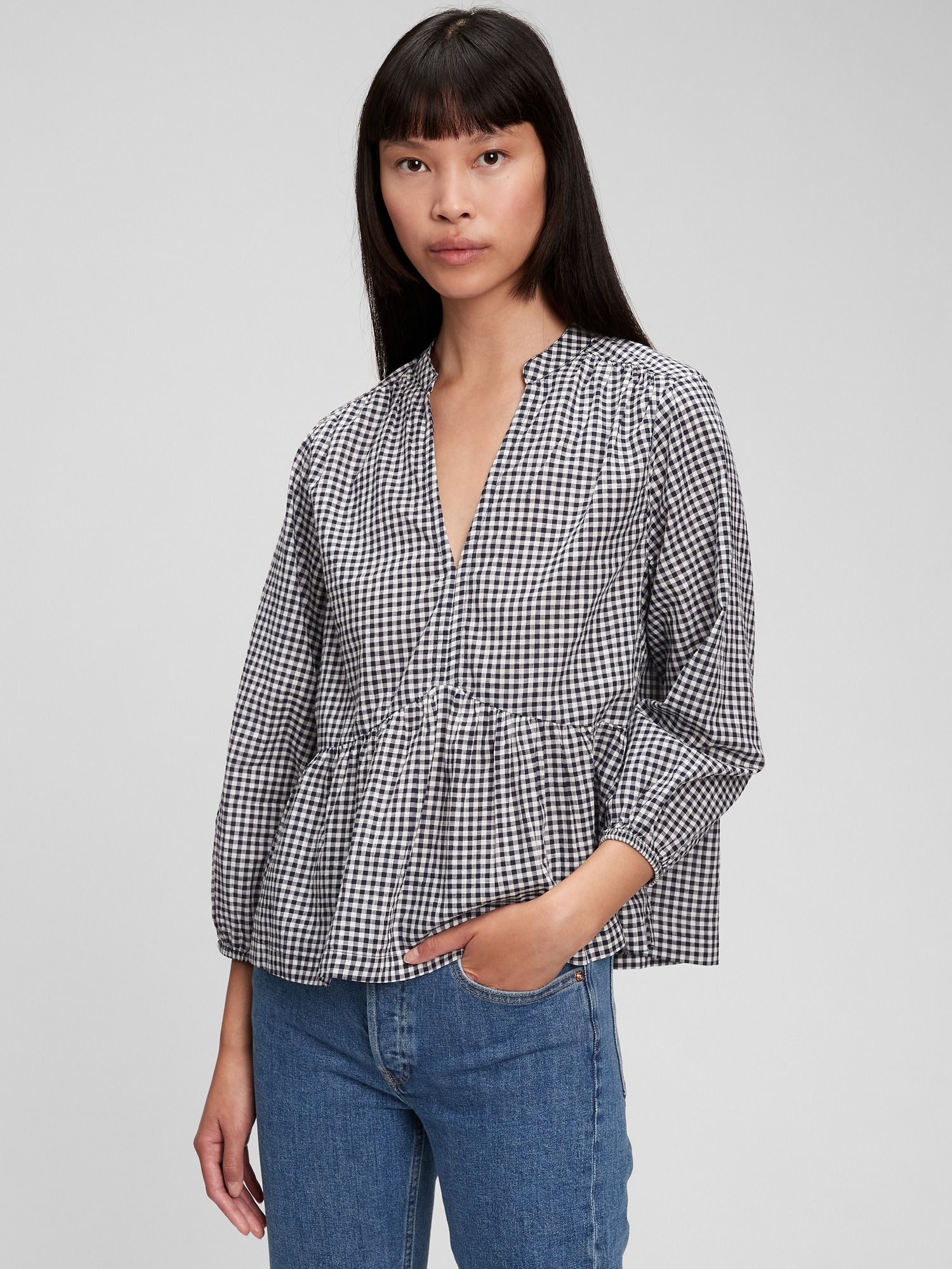 gap peplum shirt