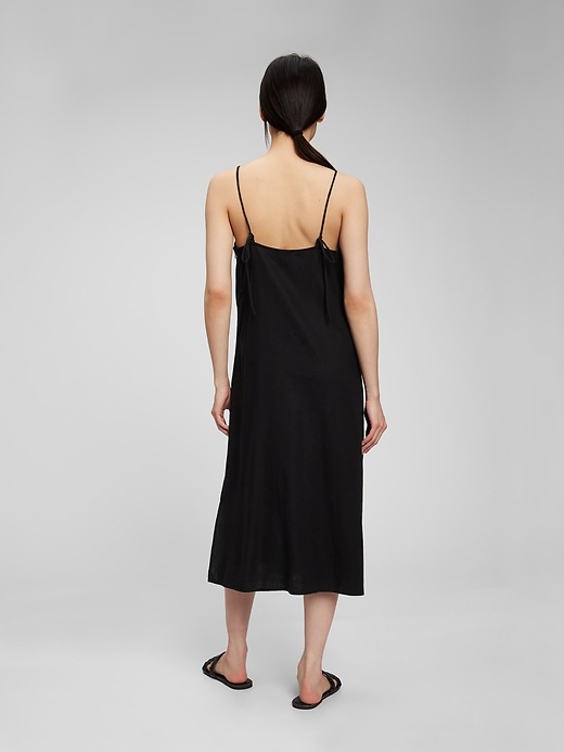 Linen Blend Cami Midi Dress | Gap