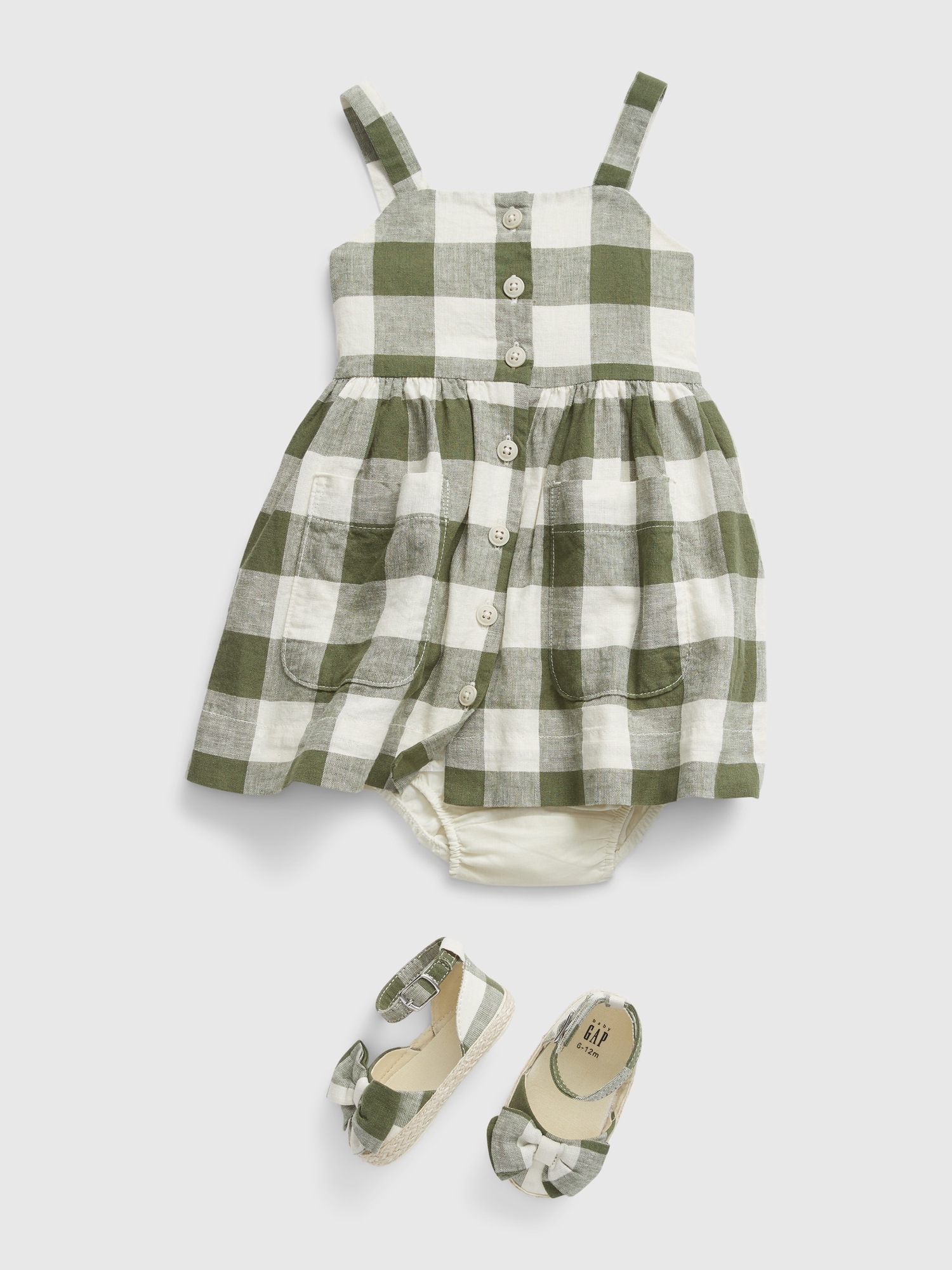 Baby gap 2025 plaid dress