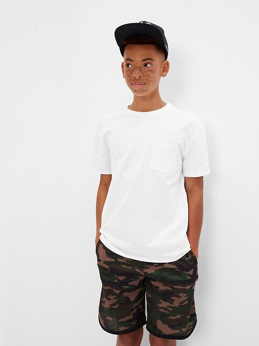 Image number 1 showing, Teen 100% Organic Cotton Pocket T-Shirt