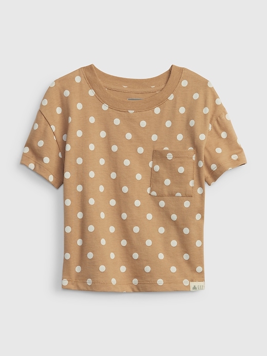 View large product image 1 of 1. Toddler Organic Cotton Mix and Match Pocket T-Shirt