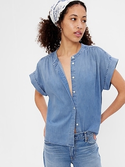 gap denim top