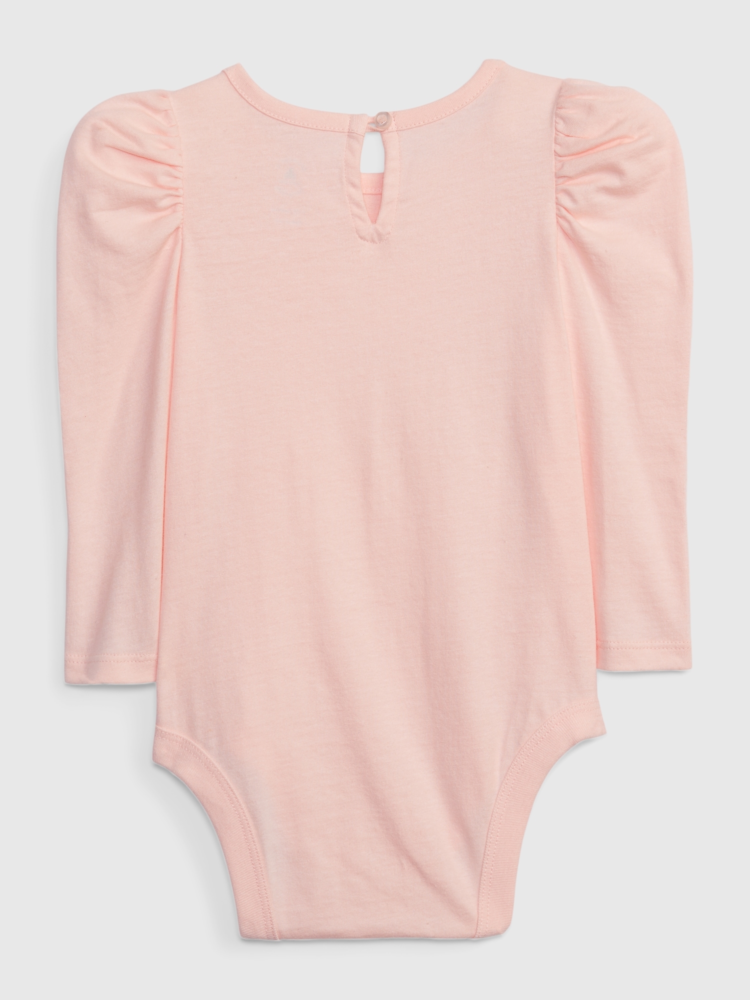 Baby 100% Organic Cotton Mix and Match Puff Sleeve Bodysuit | Gap