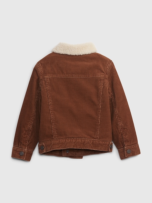 Image number 2 showing, Toddler Sherpa-Lined Corduroy Jacket