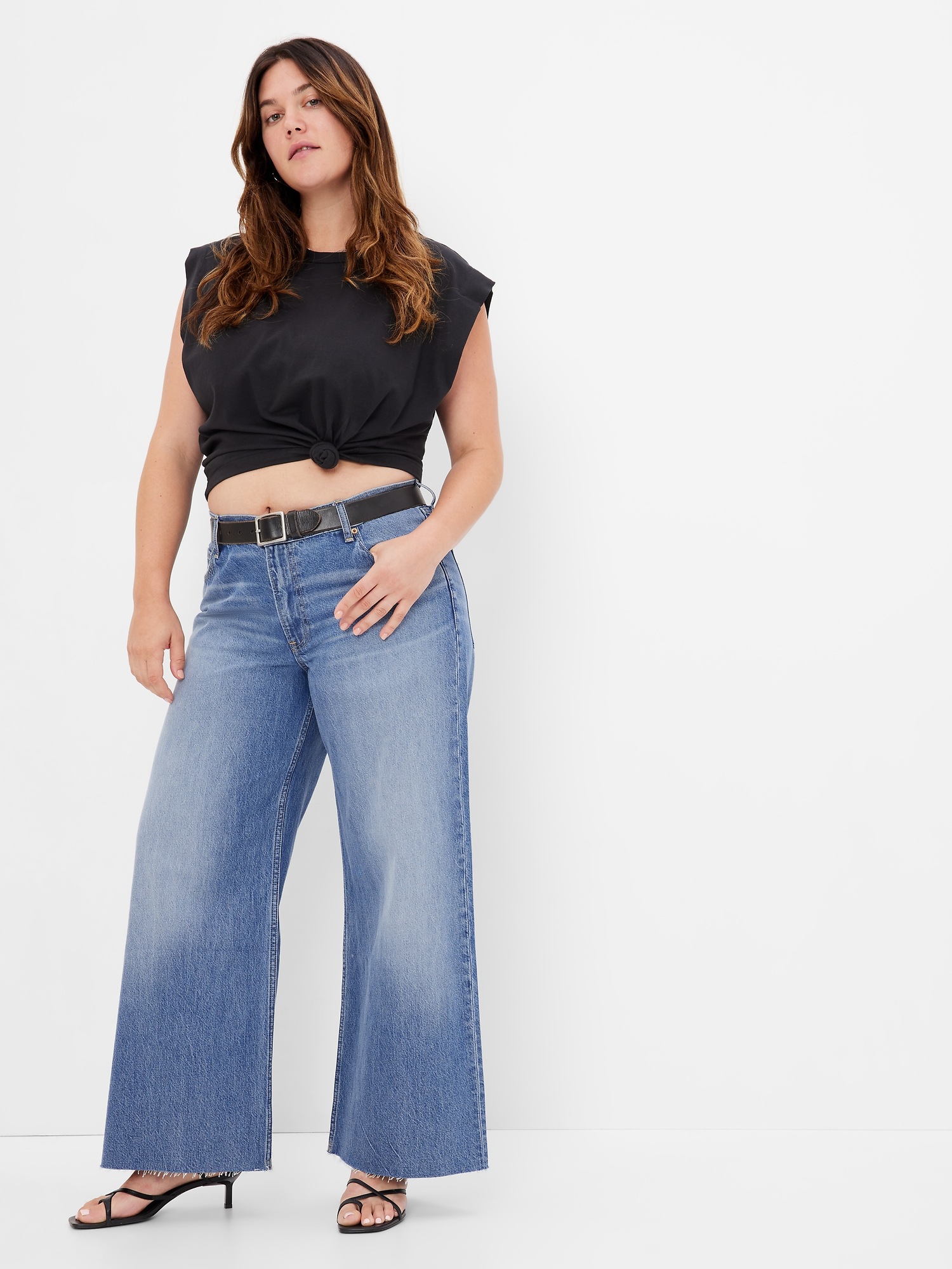 Low Rise Super Stride Jeans with Washwell