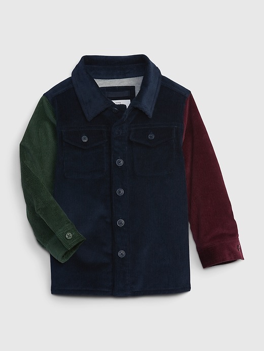 Toddler Colorblock Corduroy Shirt Jacket | Gap