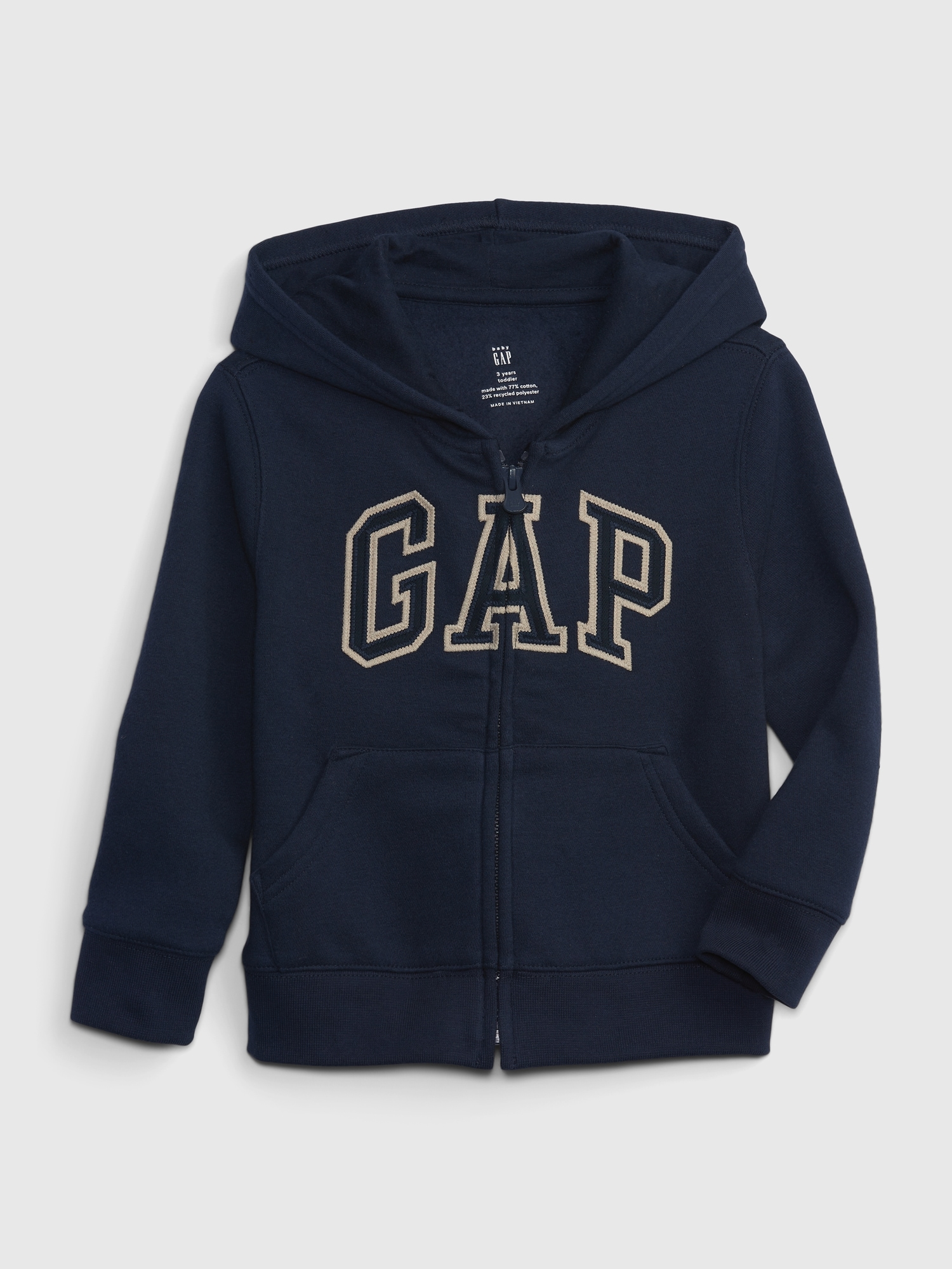 Gap Babies' Toddler  Logo Hoodie In Tapestry Navy Blue