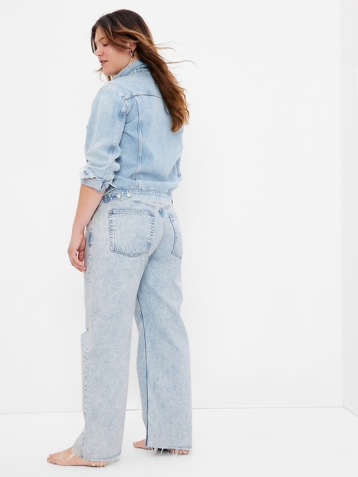 Low Rise Stride Wide-Leg Jeans | Gap