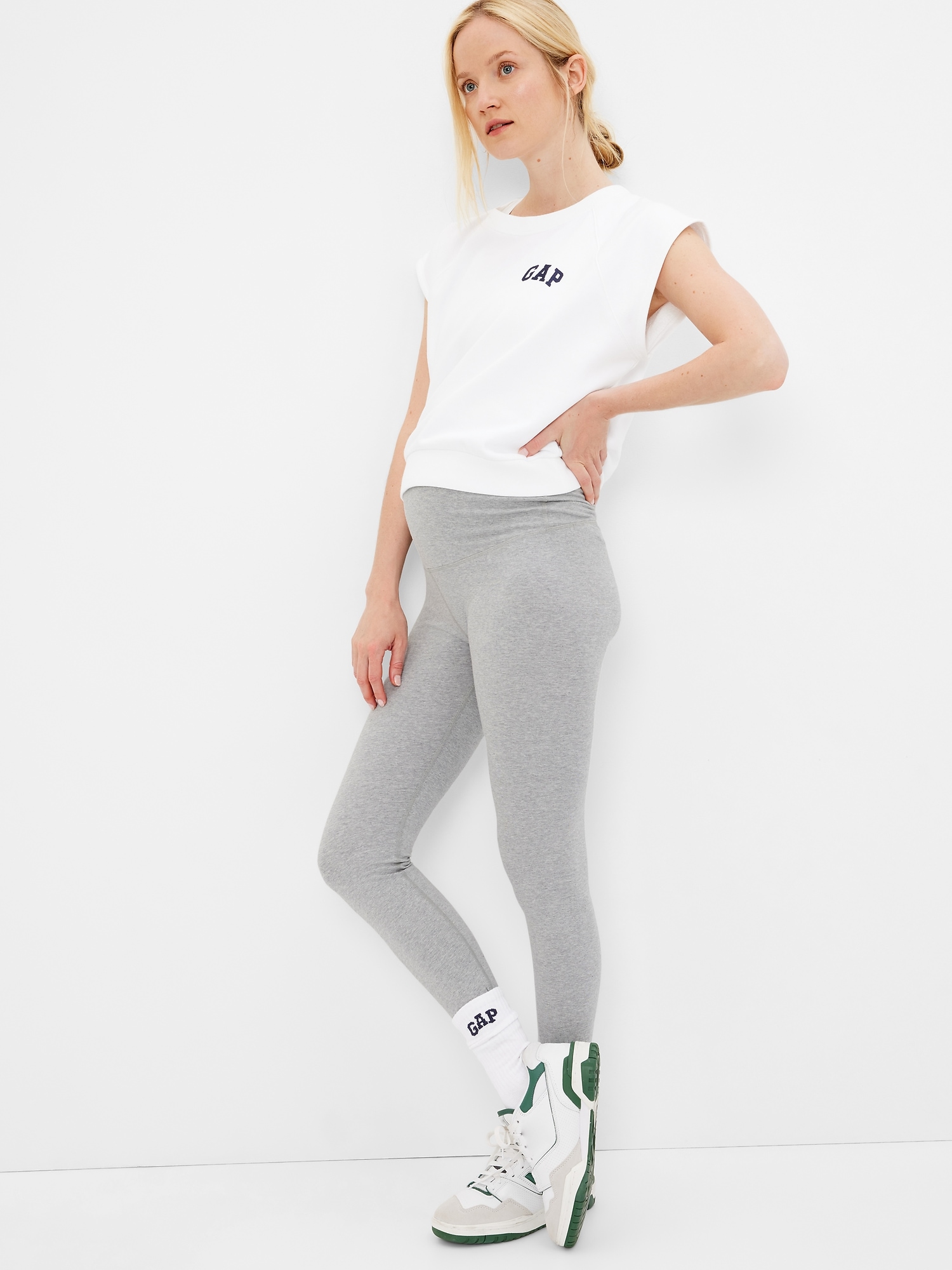 Cotton On Maternity activewear leggings in black