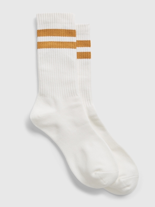 Stripe Quarter Crew Socks | Gap